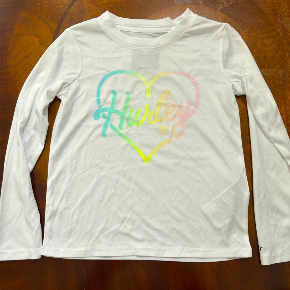 Hurley Rashgaurd girls 4t swim top